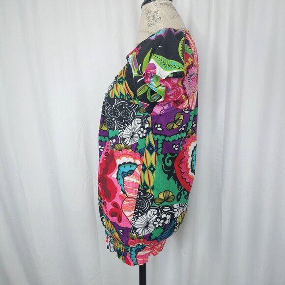 Desigual Top Medium Bubble Floral Short Sleeve - Picture 5 of 11